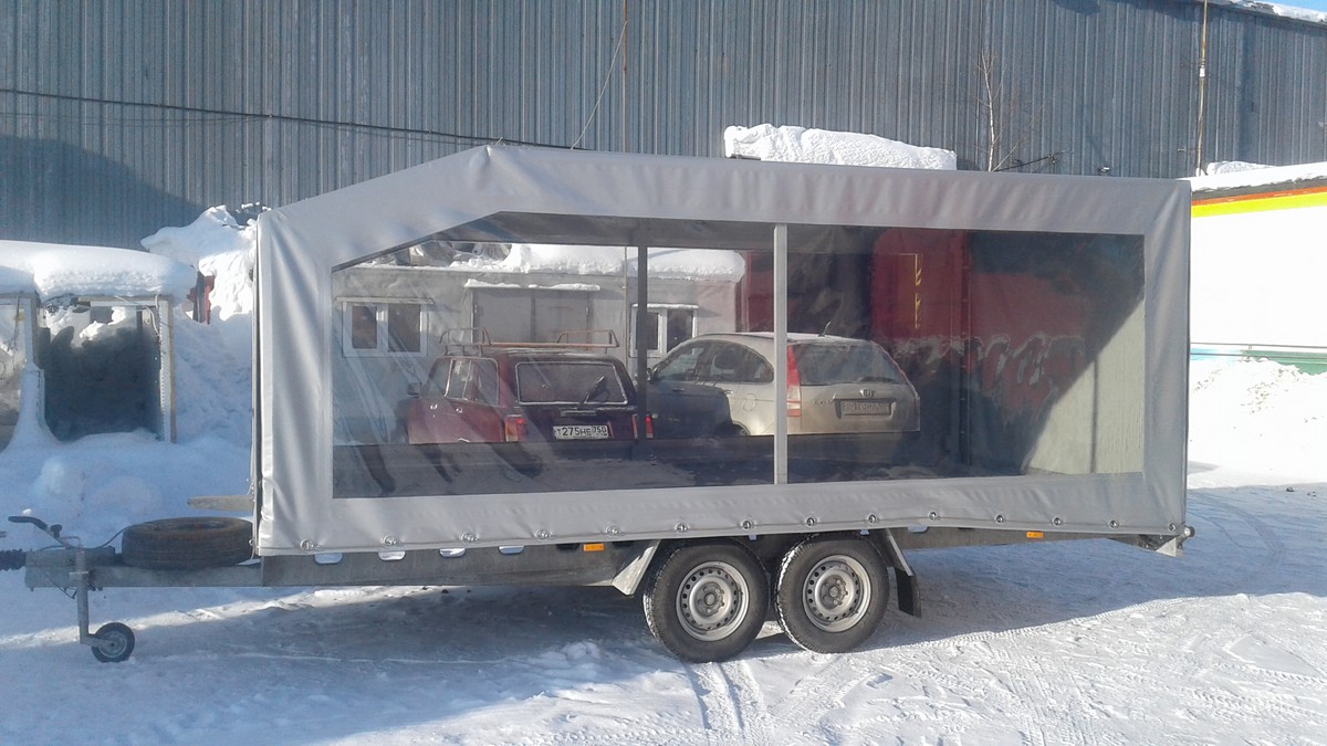 автотент, тент на прицеп, евротент на полуприцеп