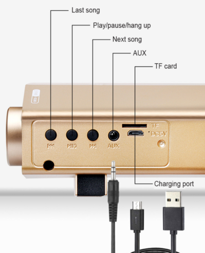 Портативная колонка soundbar Zapet Ip-08 10Вт