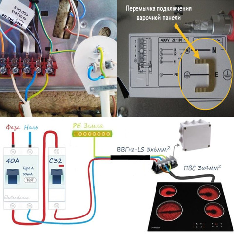 Подключение УСТАНОВКА ГАЗОВОЙ ПЛИТЫ, электрические