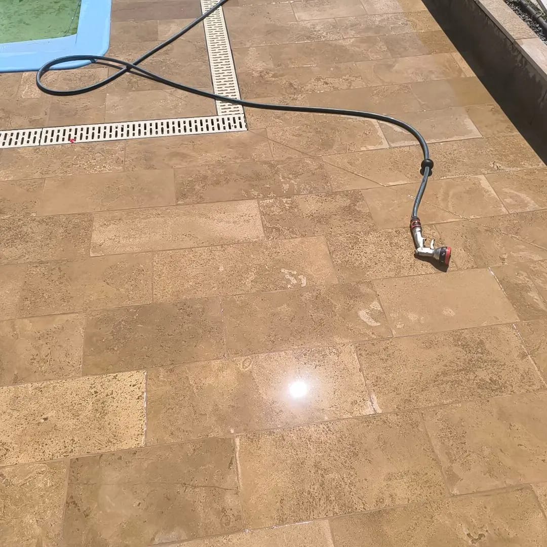 Travertin, pavaj din piatra naturala, травертин