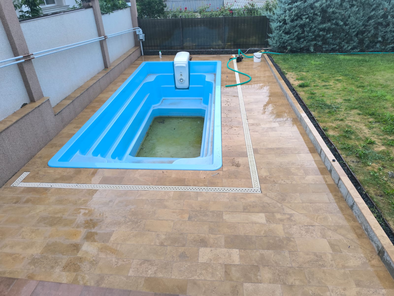 Travertin, pavaj din piatra naturala, травертин