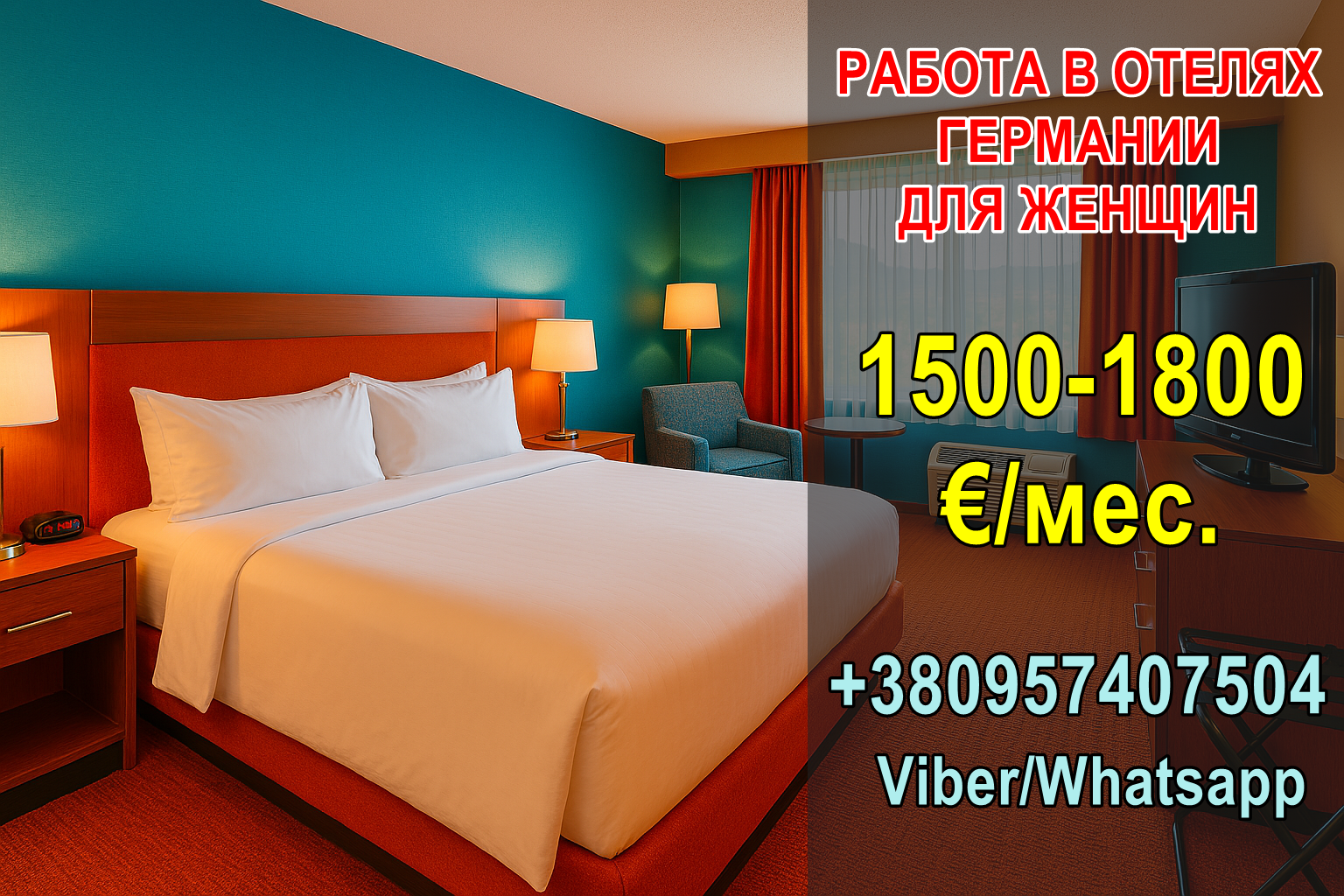 Работа для женщин в отелях Германии