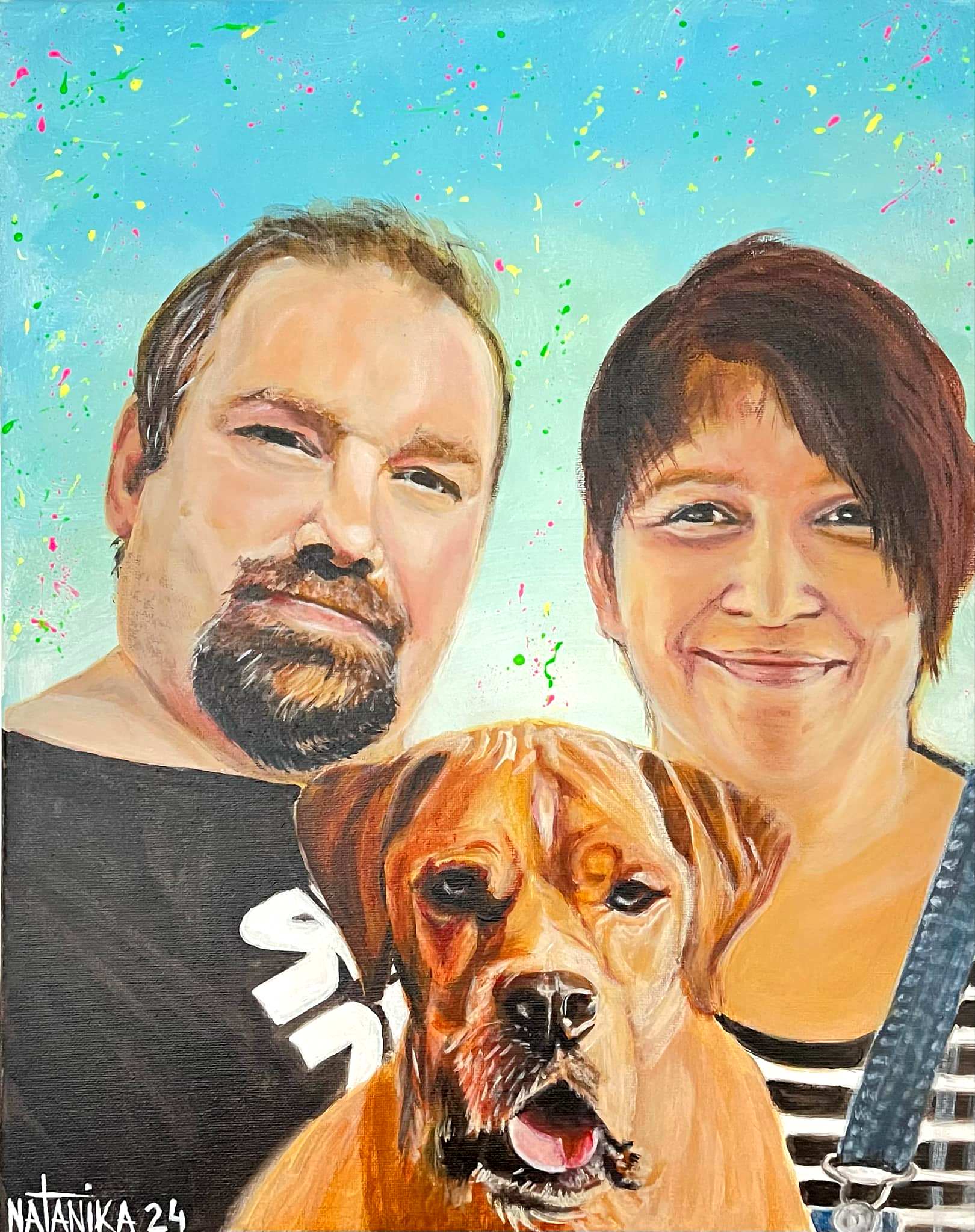 Лучший подарок! Портрет по фотографии (Акрил)