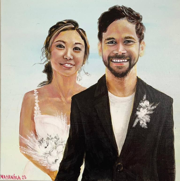 Лучший подарок! Портрет по фотографии (Акрил)