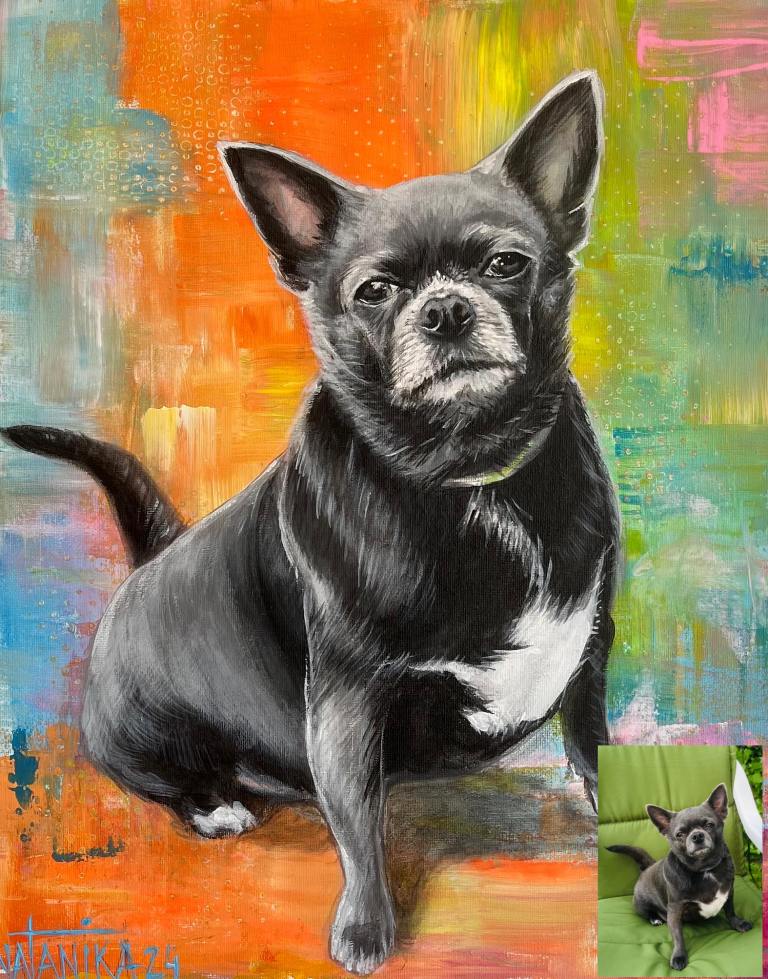 Лучший подарок! Портрет по фотографии (Акрил)