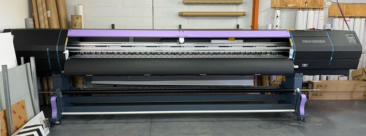 Mimaki SWJ-320EA Grand Format Solvent Inkjet Print