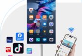 32-дюймовый портативный Android TV с сенсорным экр