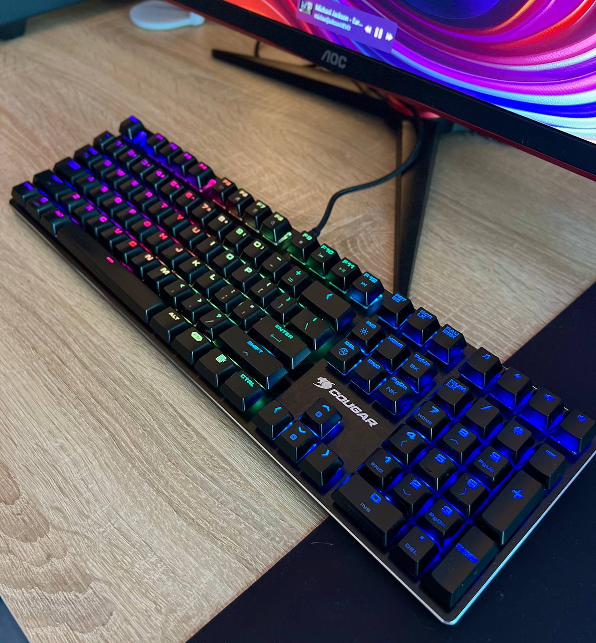 Игровая клавиатура Cougar Vantar MX с RGB-подсветк