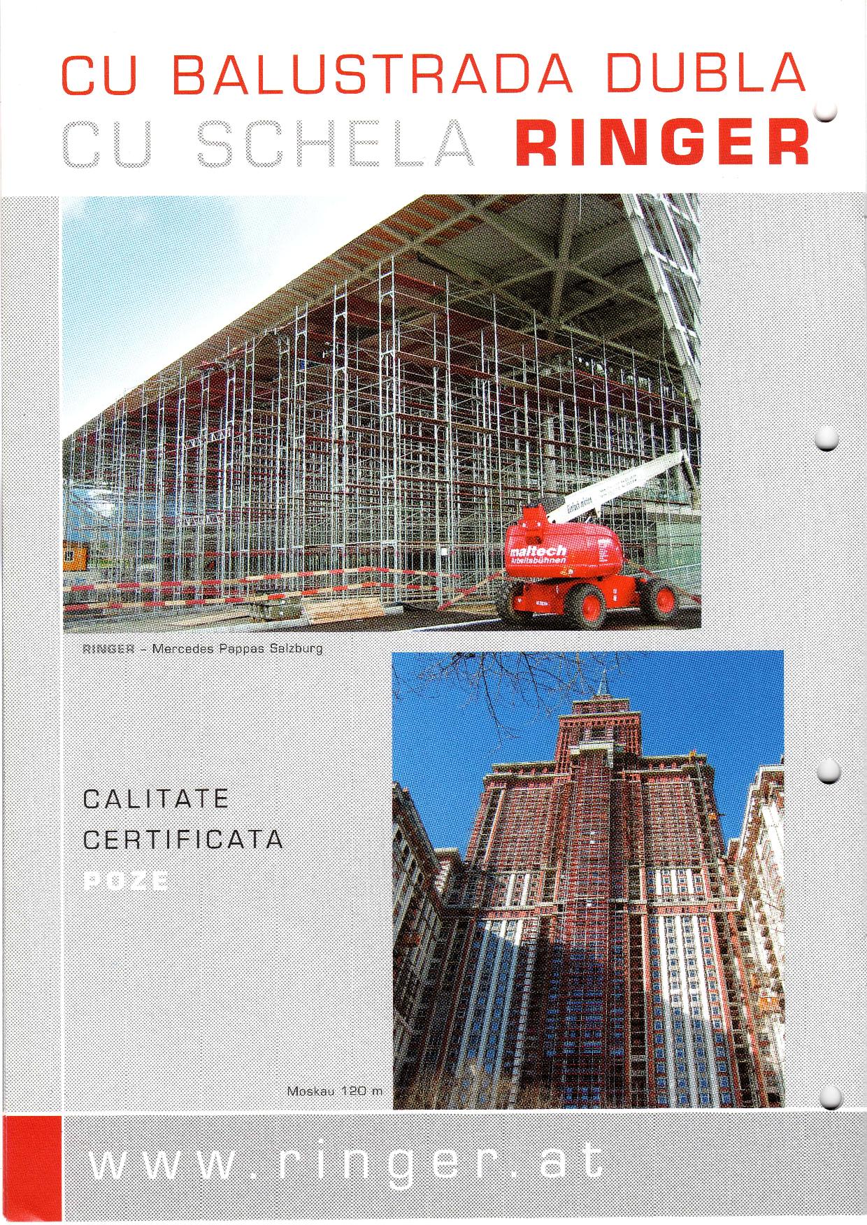 Schela de fatada RINGER Austria