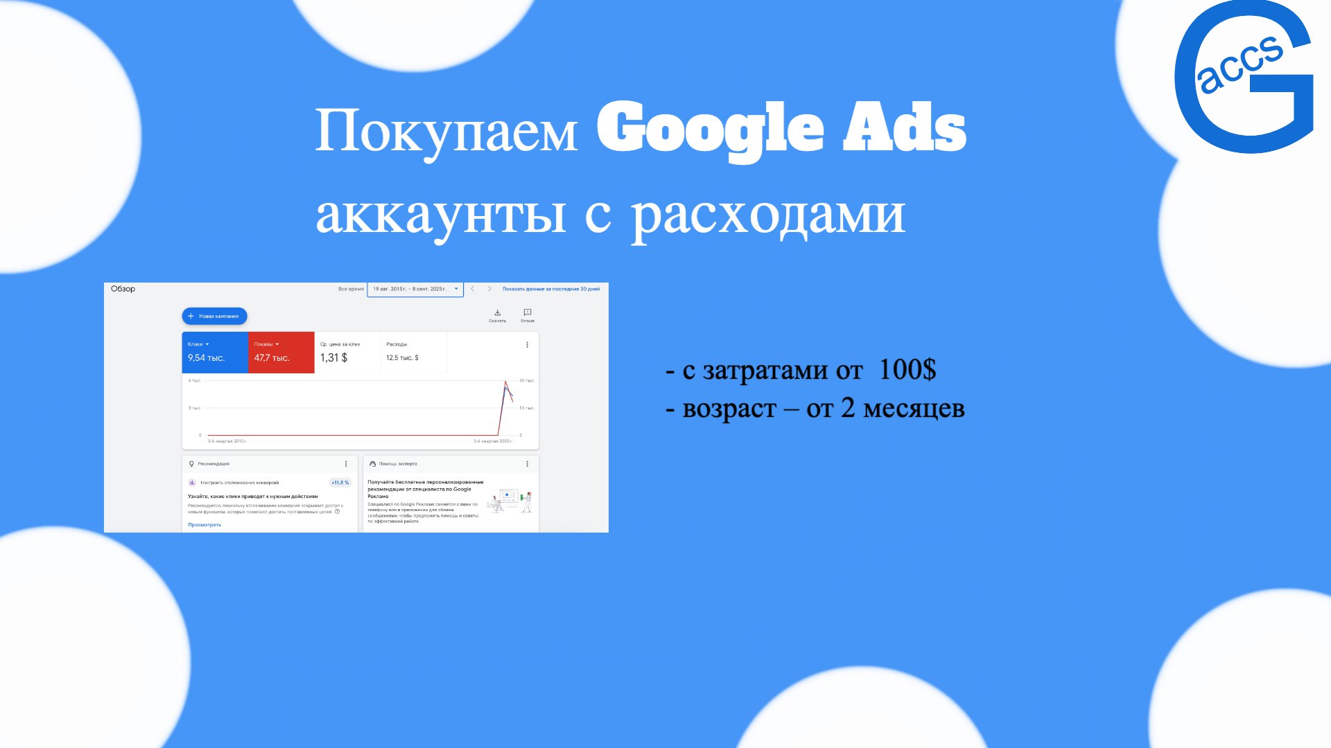 Куда продать аккаунты Google Ads дорого?