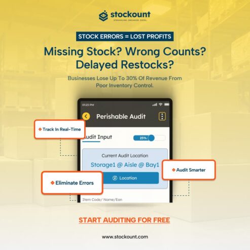 Inventory Audit in Minutes – Try It Free! Stockount
