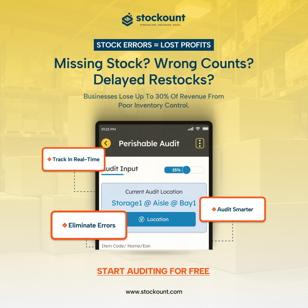 Inventory Audit in Minutes – Try It Free! Stockount