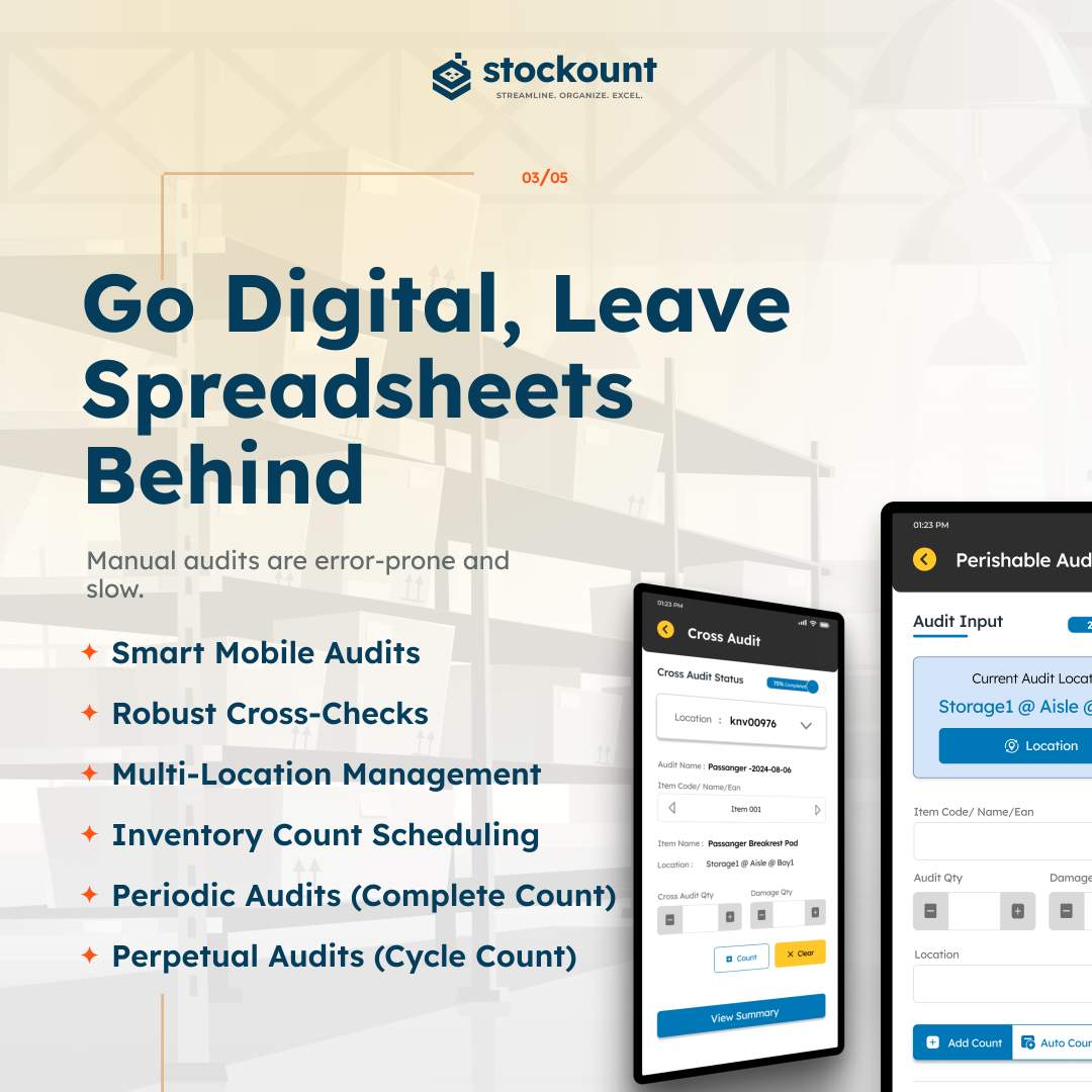 Inventory Audit in Minutes – Try It Free! Stockount
