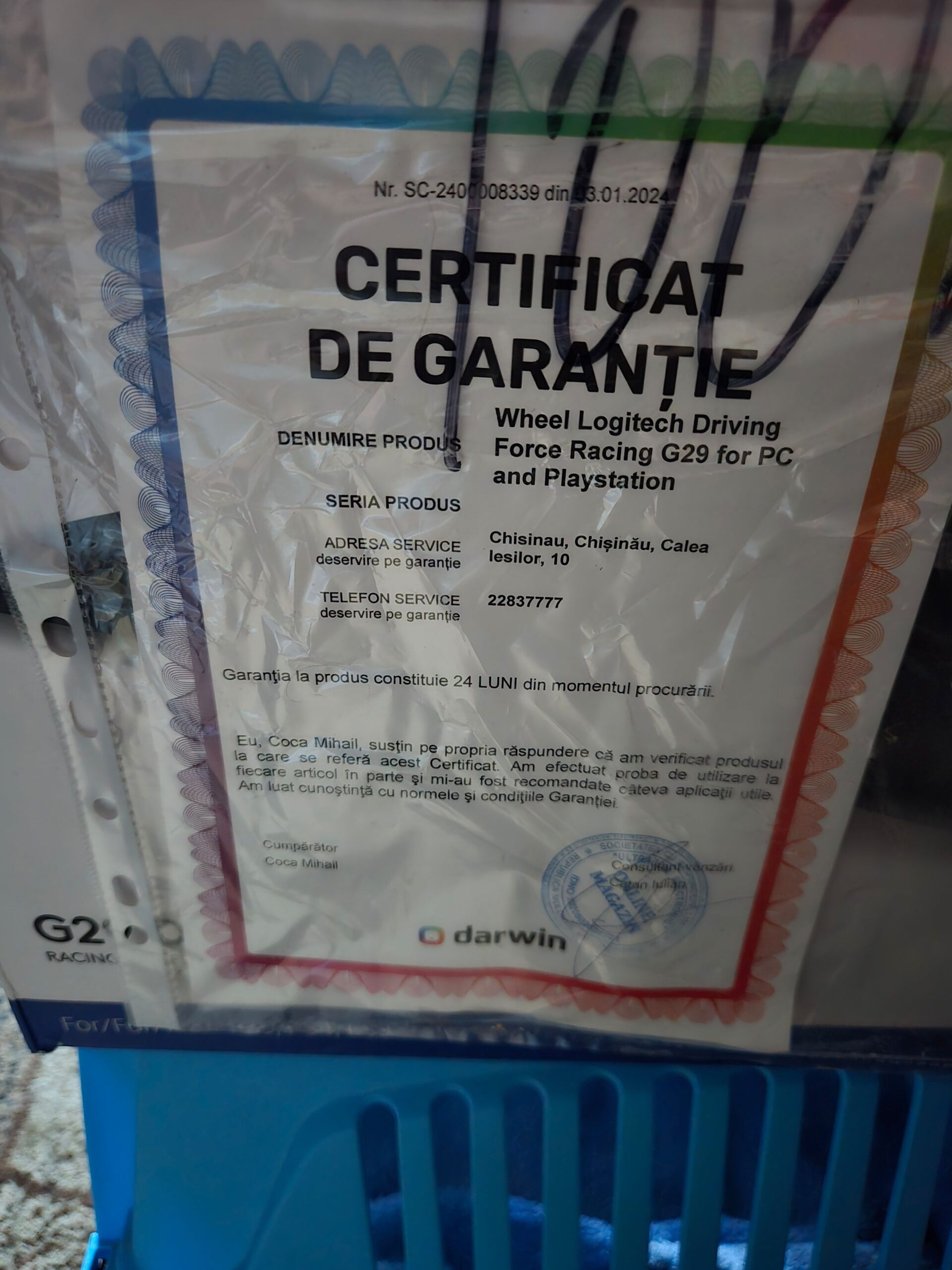 Logitech G29 +cutie de viteza