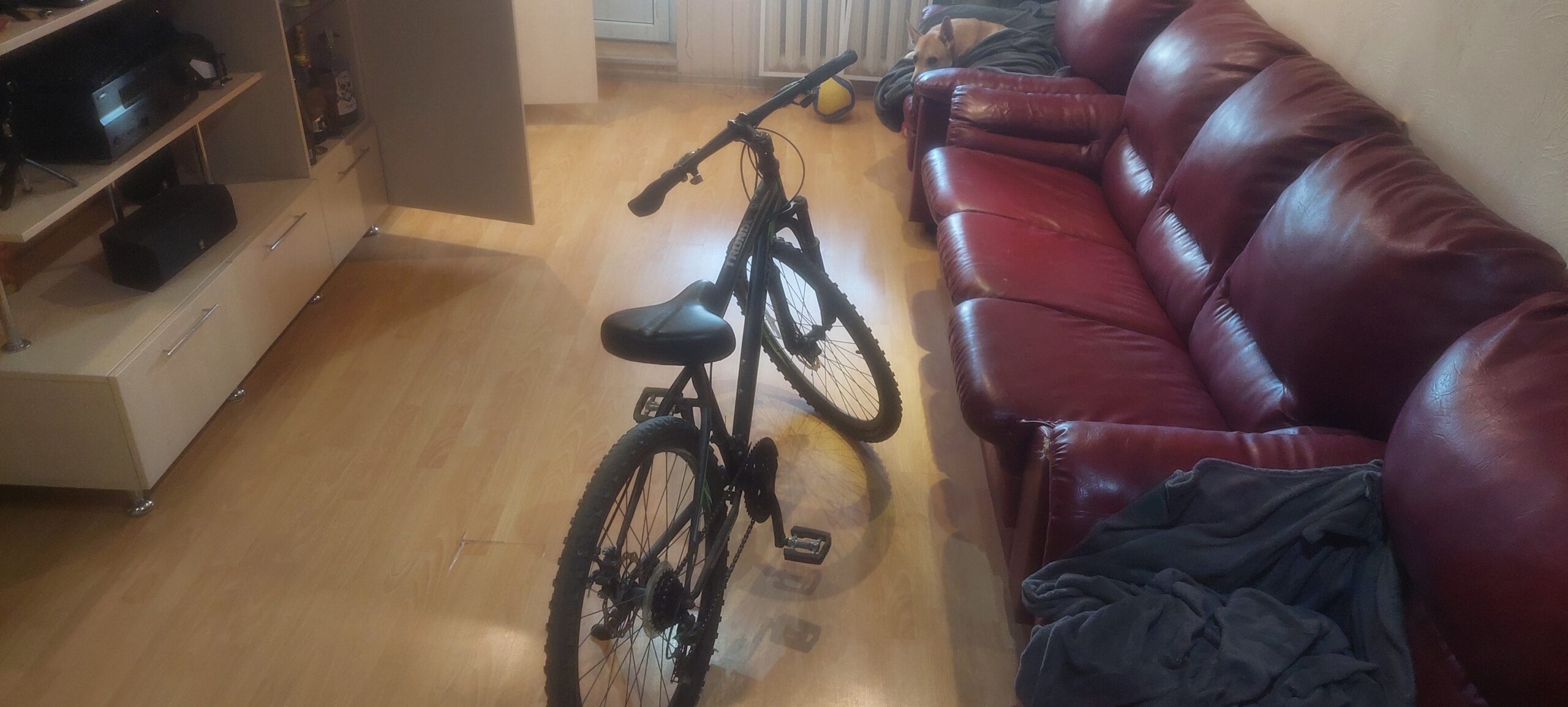 велосипед очень хорошо сохранился.