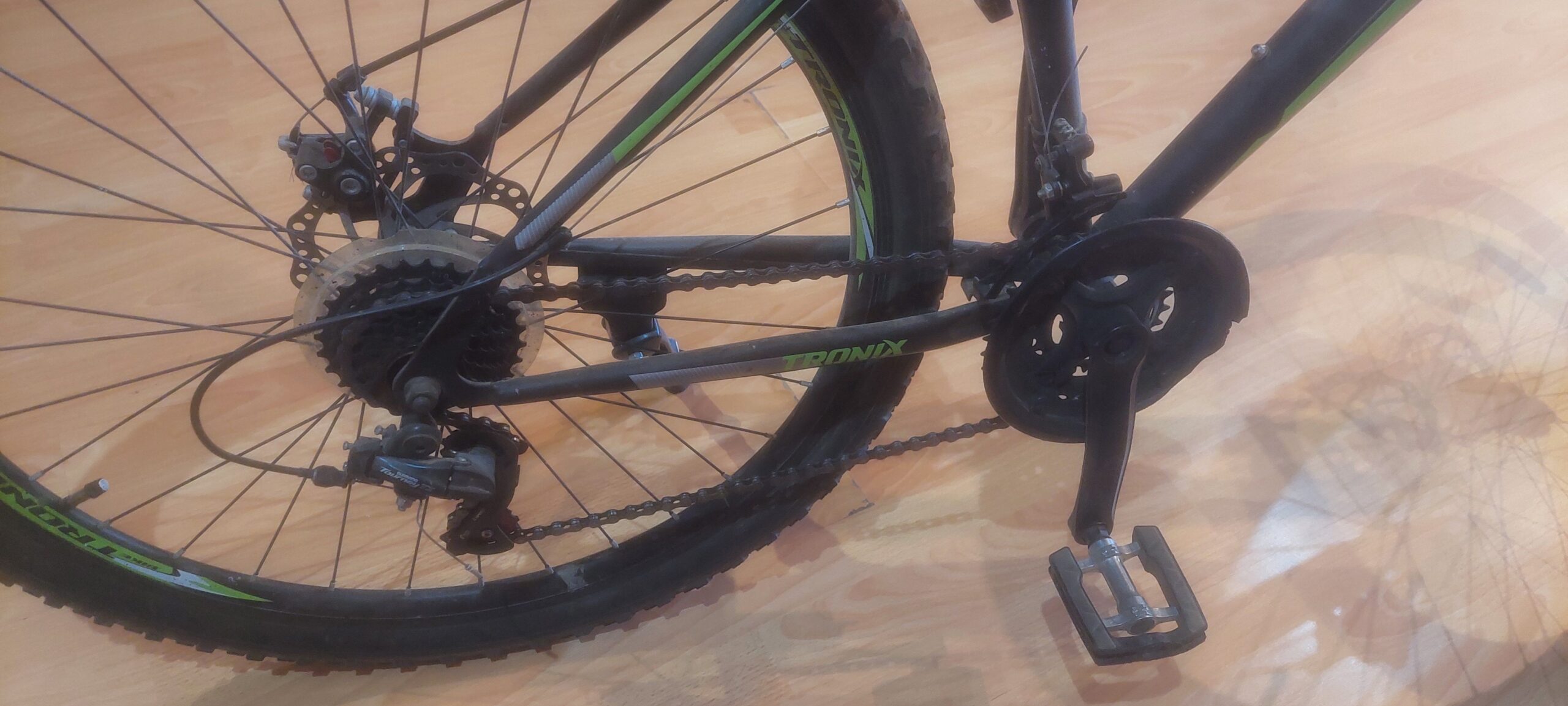 велосипед очень хорошо сохранился.