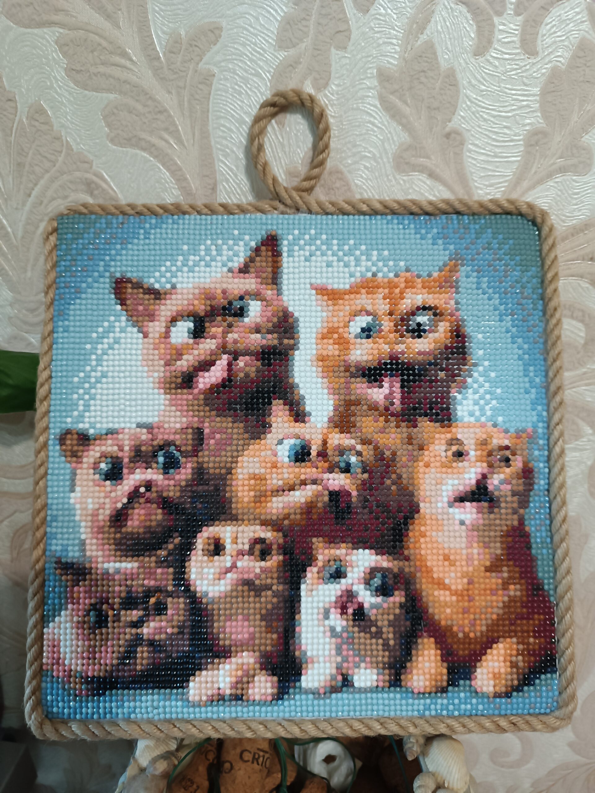 Панно алмазная мозаика. Ручная работа.