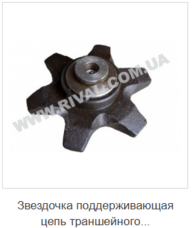 Звездочки,ролики, натяжители ЭТЦ-165, 161, ЭЦУ-150