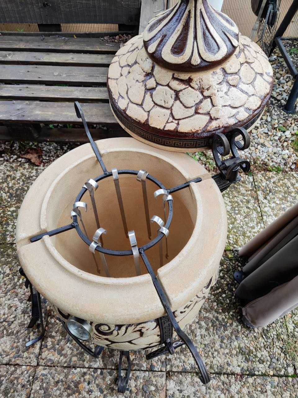 Тандыр 65л каменный | Печь-барбекю из шамота