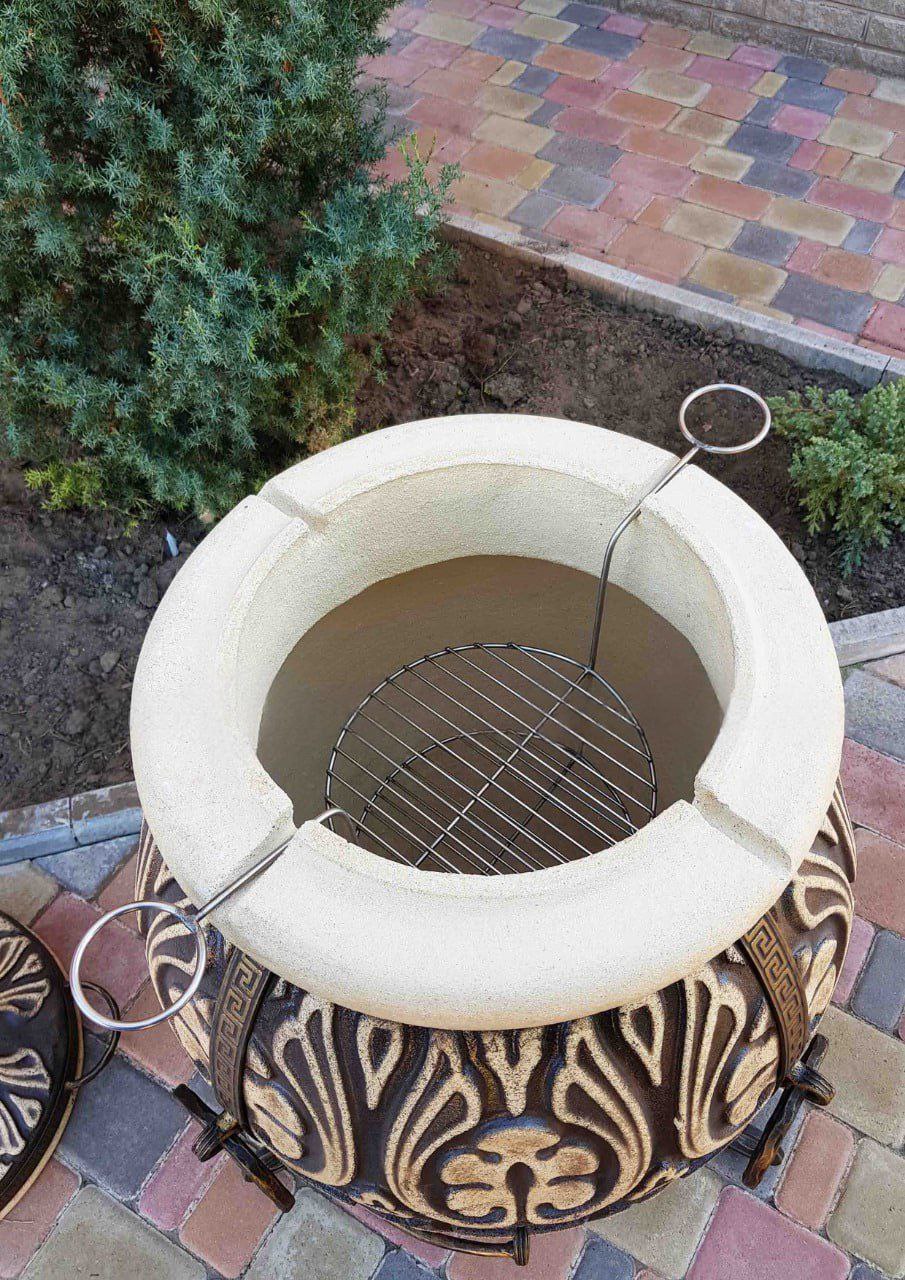 Тандыр ATTIKA 85L | Премиум-печь-гриль из шамота