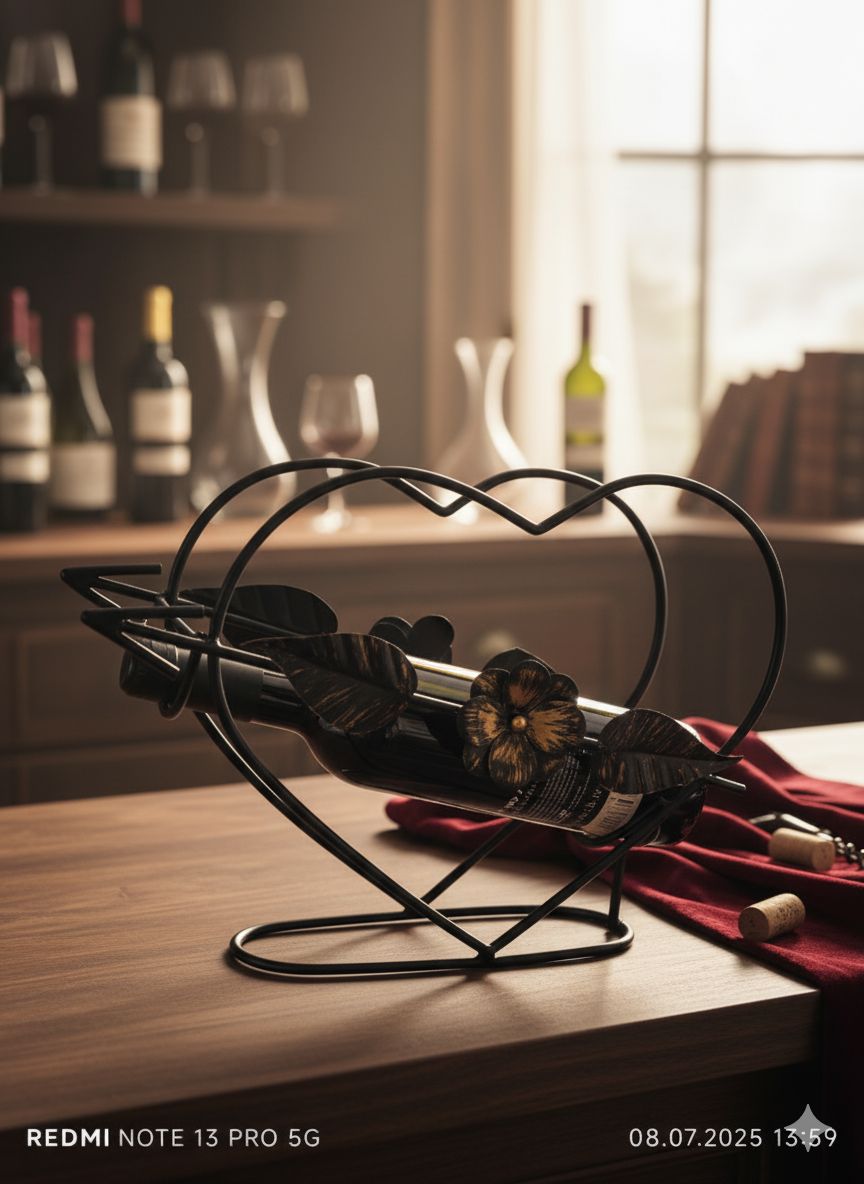 Подставка для вина — стиль и любовь.