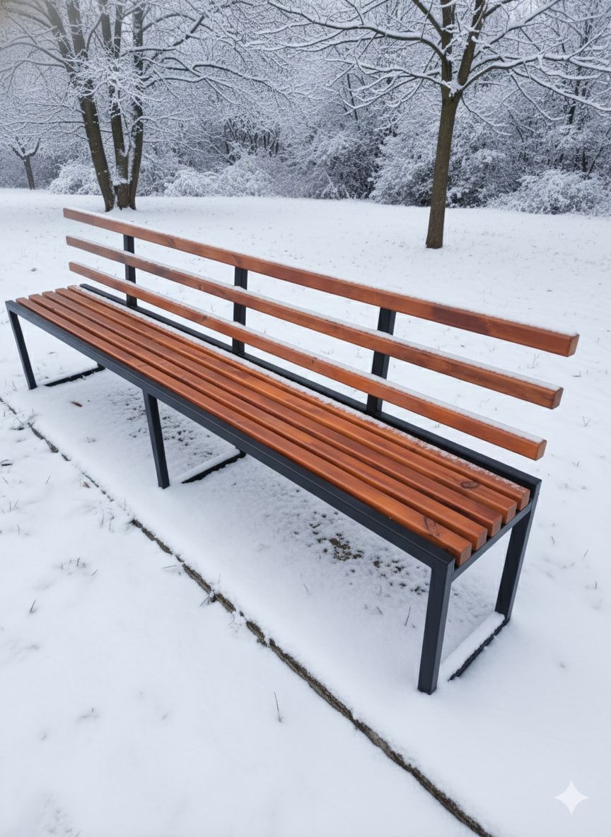 Эта Скамейка Уже Ждет Снега!