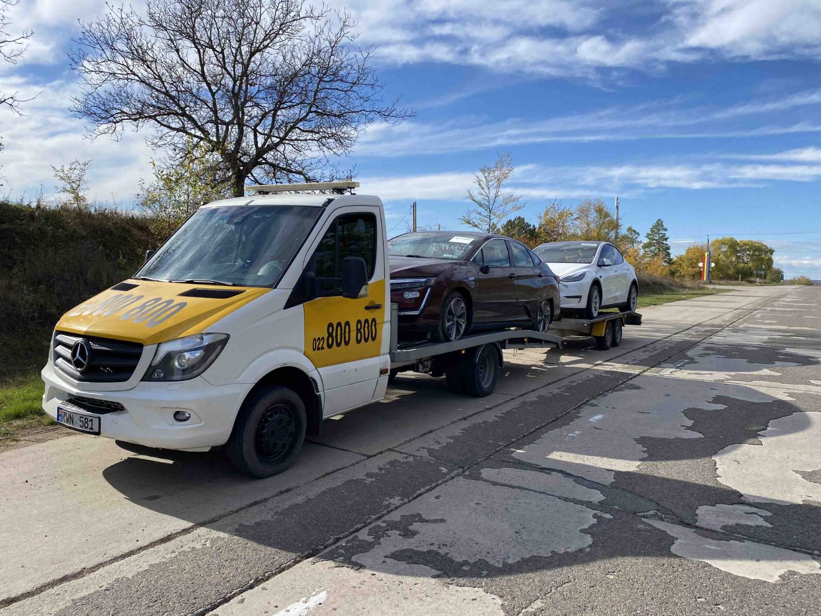 Evacuator 24/7 în toată Moldova