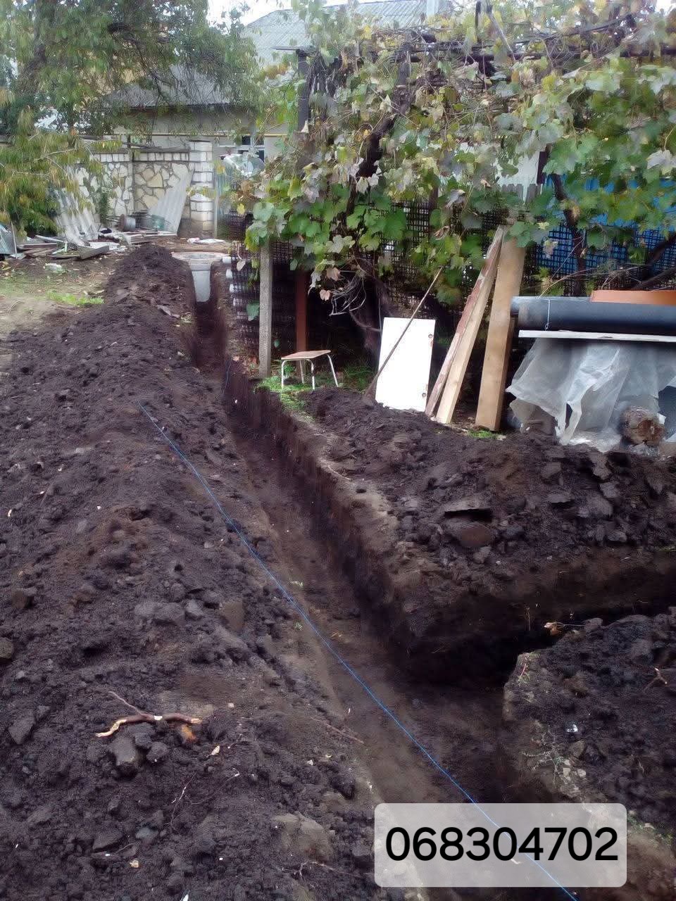 Curățim. Adîncim Fîntîni.Săpăm Canalizări.Tranșei