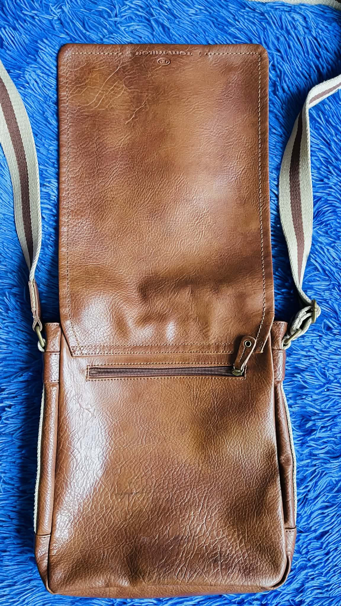 Кожаная сумка «Tom Tailor». состояние новой