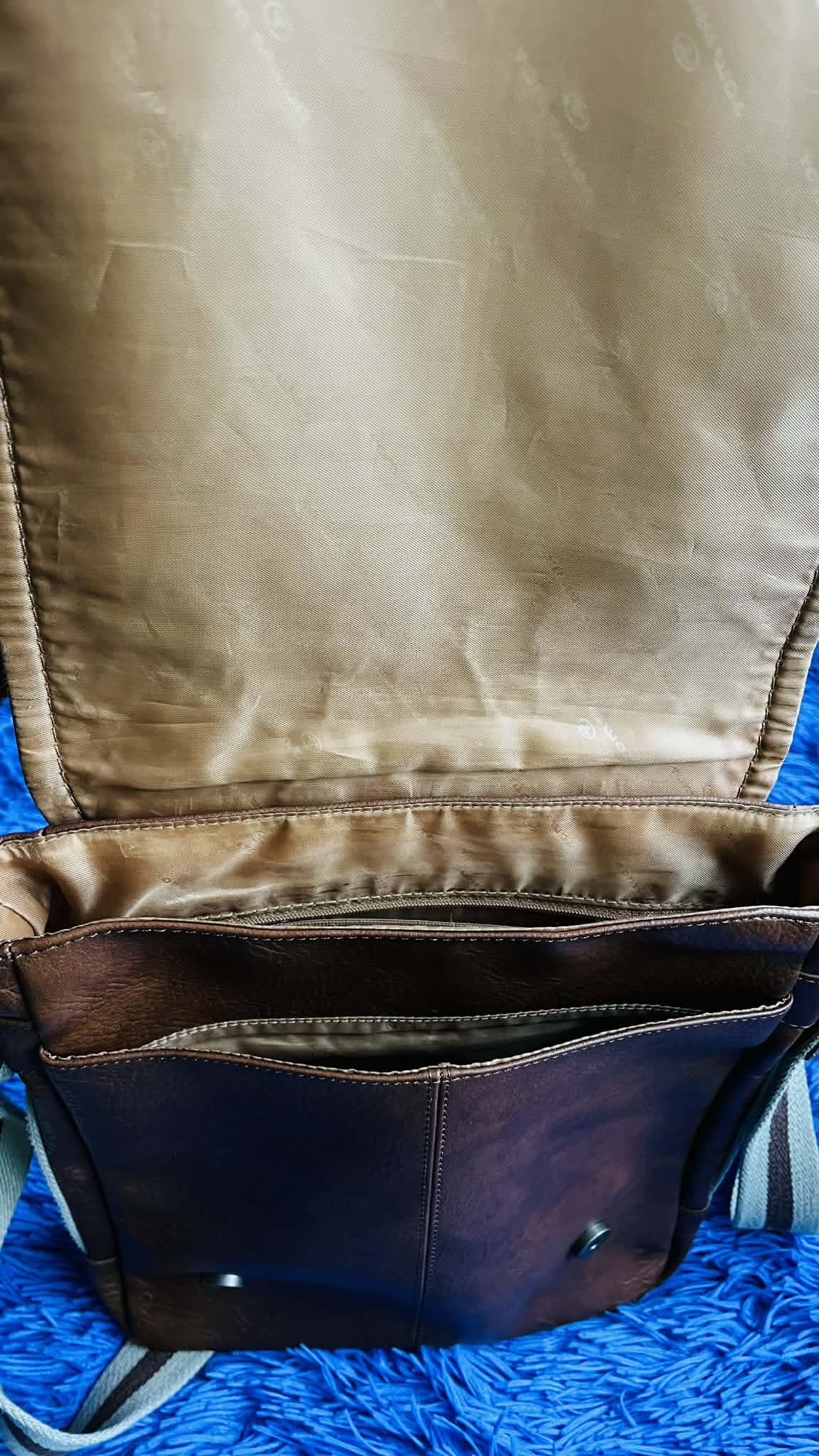 Кожаная сумка «Tom Tailor». состояние новой