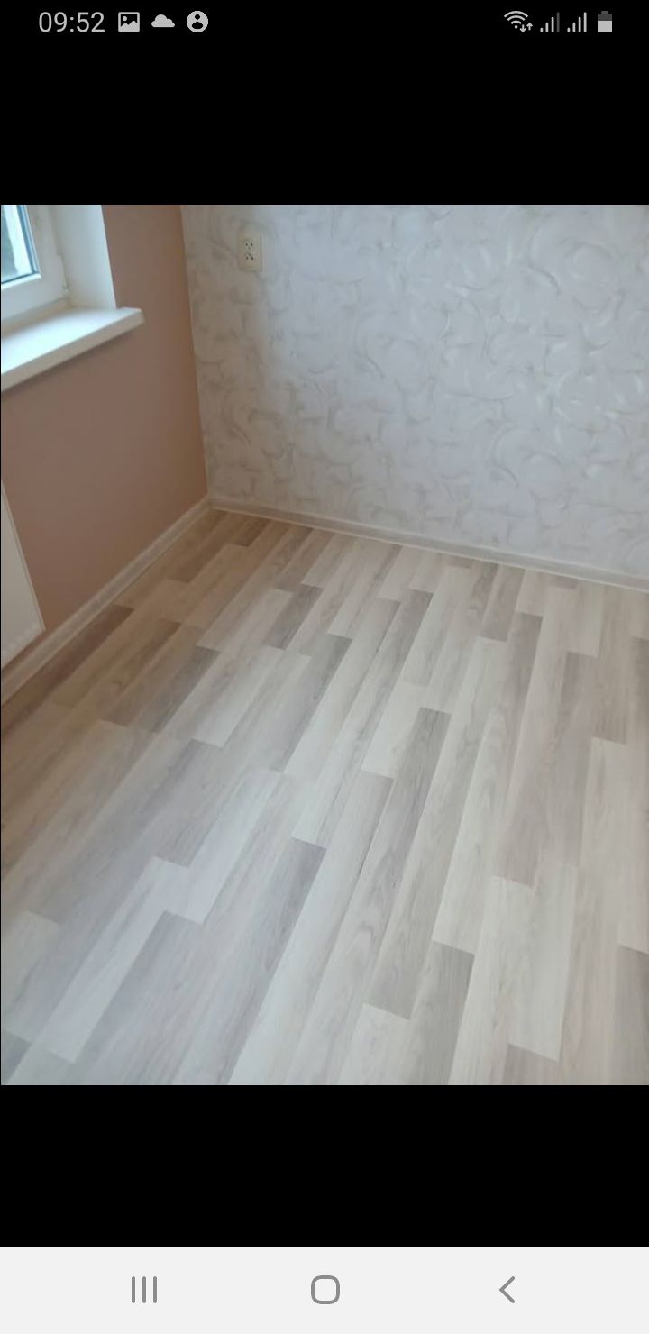 Укладка ламината, плинтуса