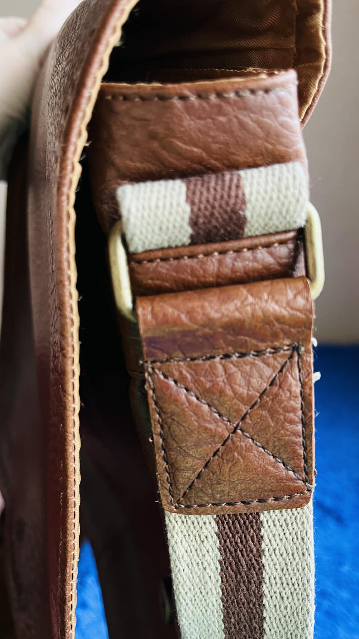 Кожаная сумка «Tom Tailor». состояние новой