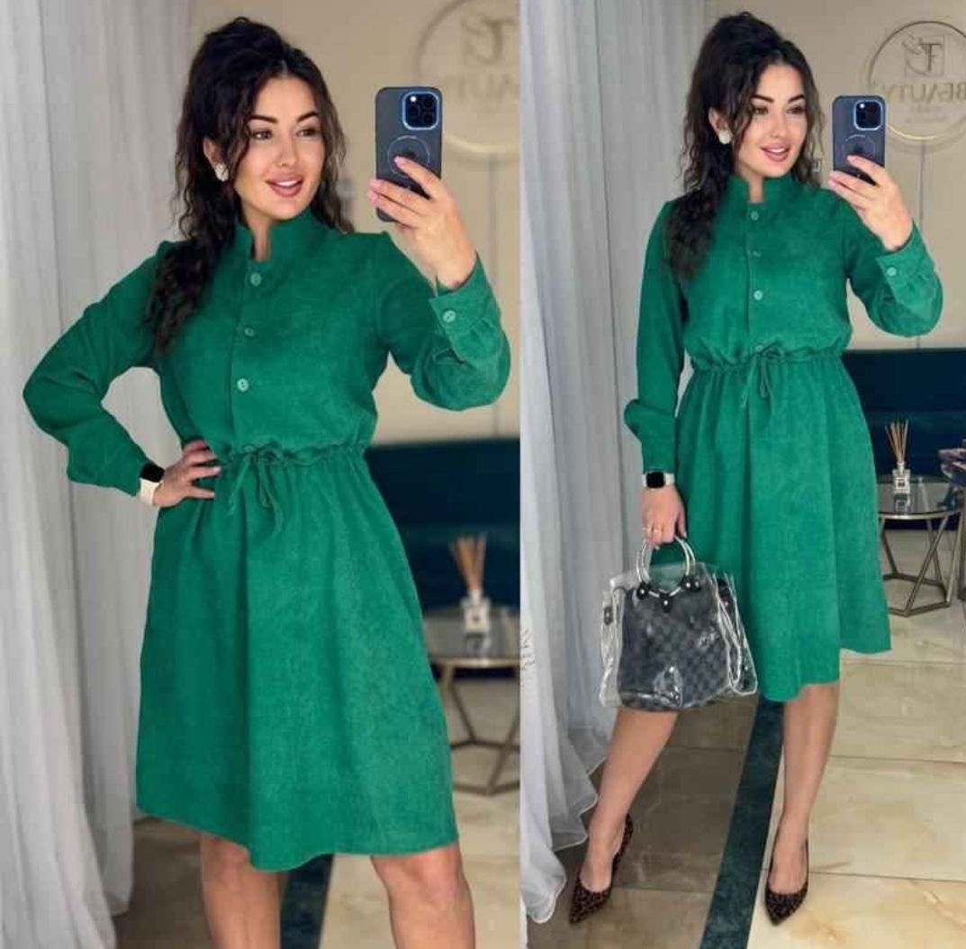 Новое платье из микровильвета.