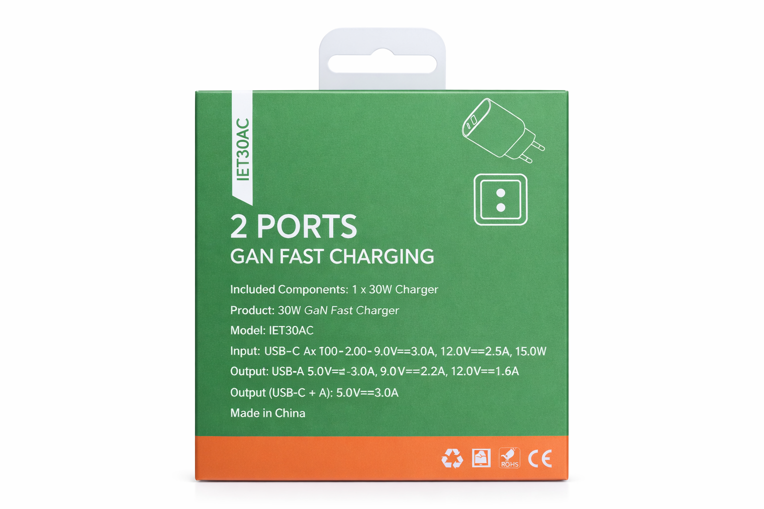 зарядное устройство Bravoza GaN 30W