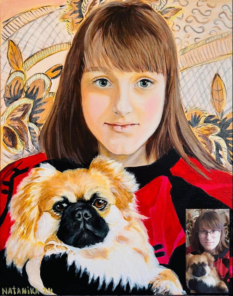 Портрет по фотографии!