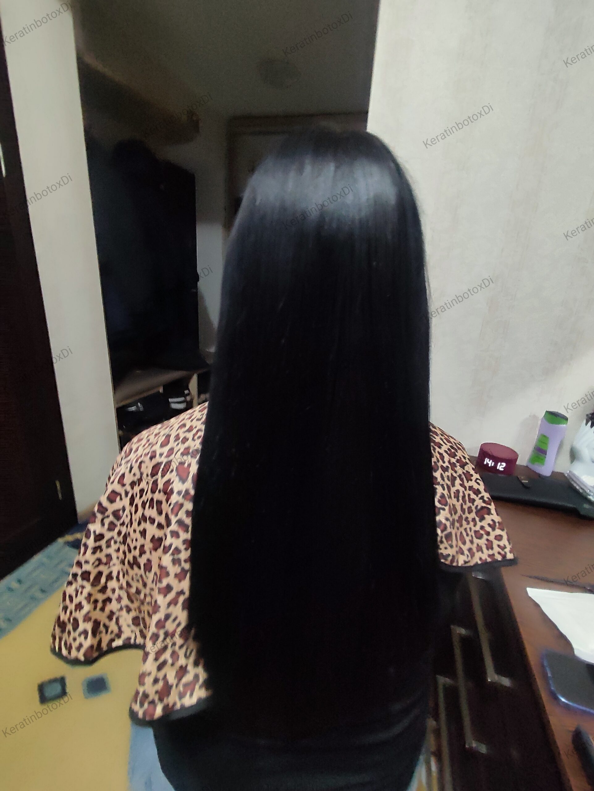 Выпрямления волос кератином