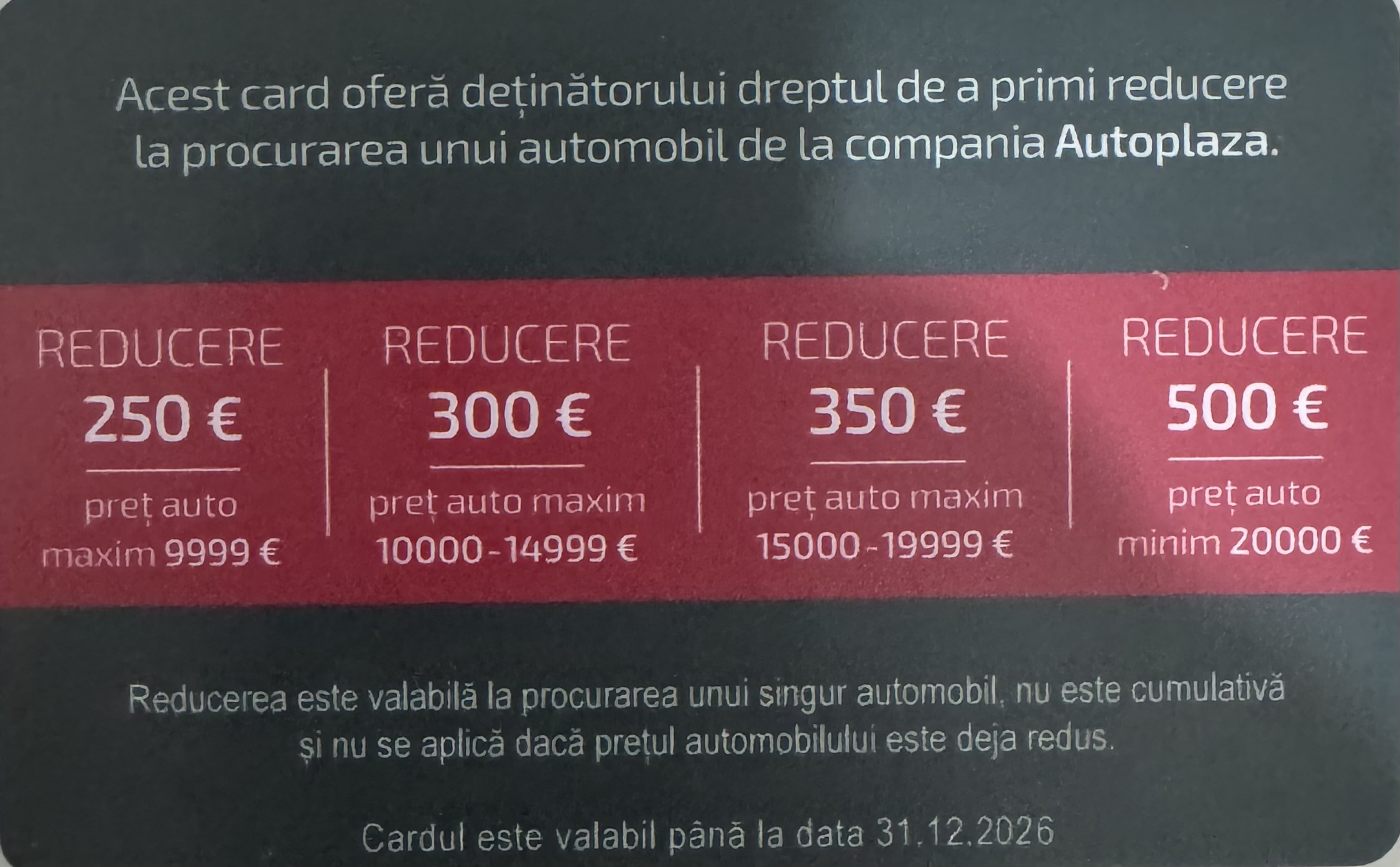Card discount Autoplaza(Reduceri 250€ – 500€)