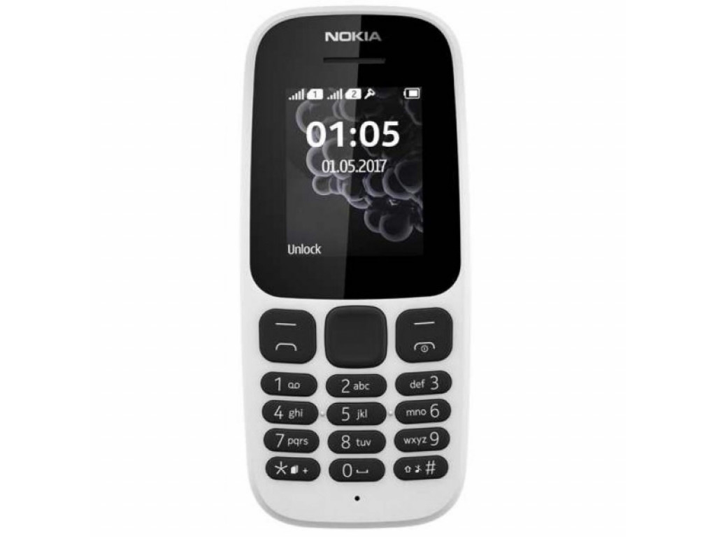 Nokia 105 Dual Sim White – отличное состояние!