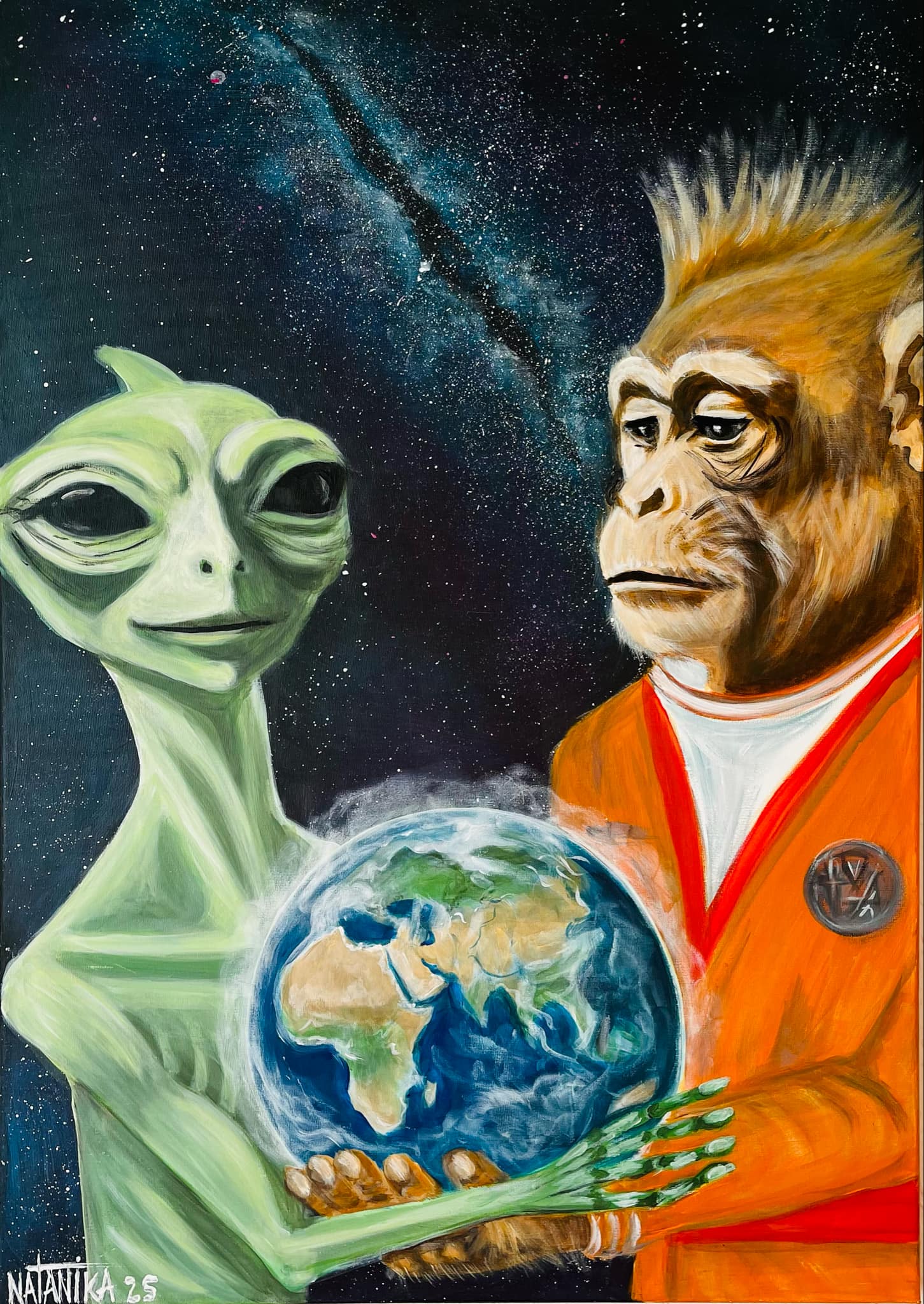 Картины акрилом, холст на подрамнике, лак