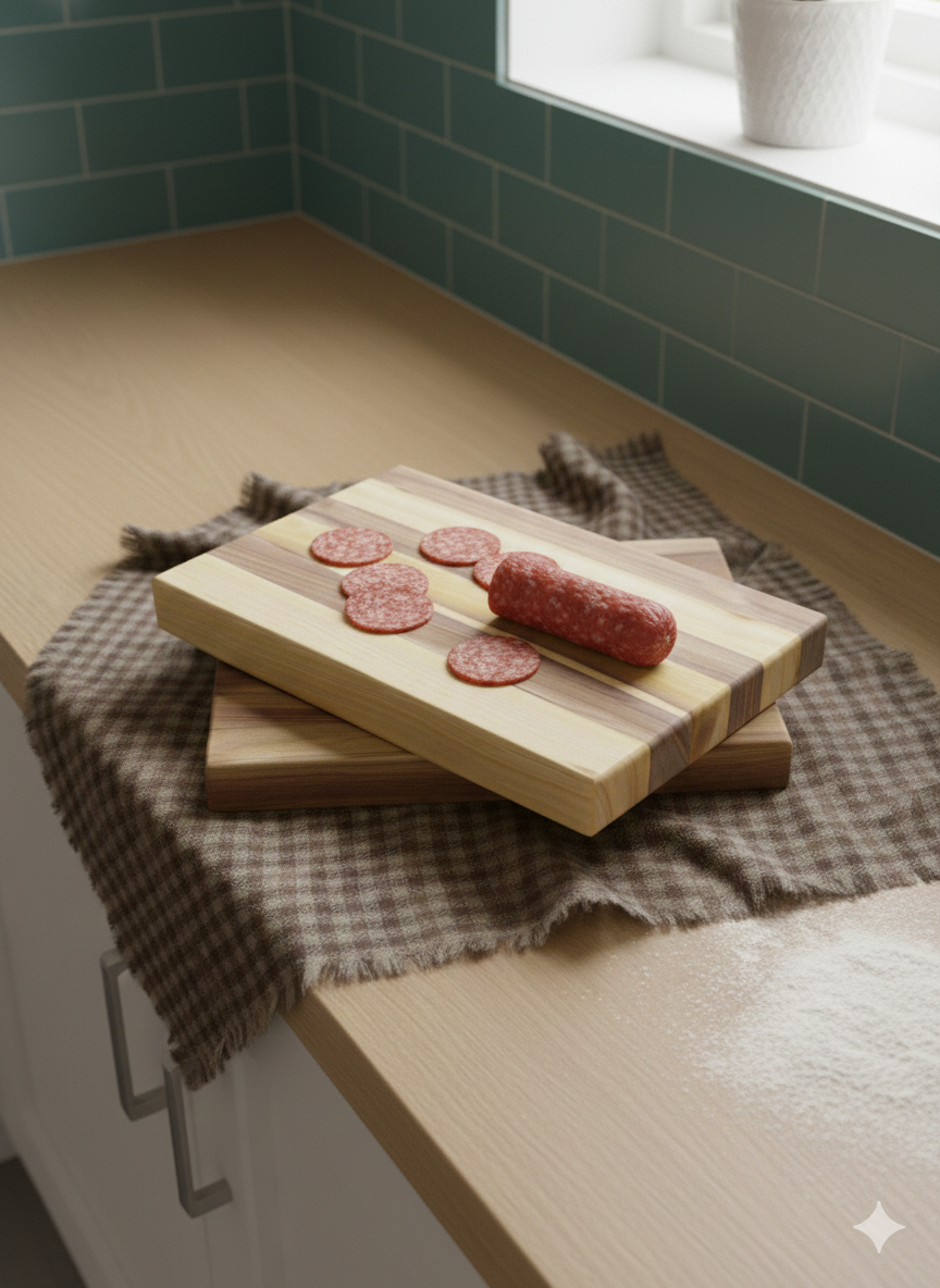 Tocator din lemn masiv-Handmade