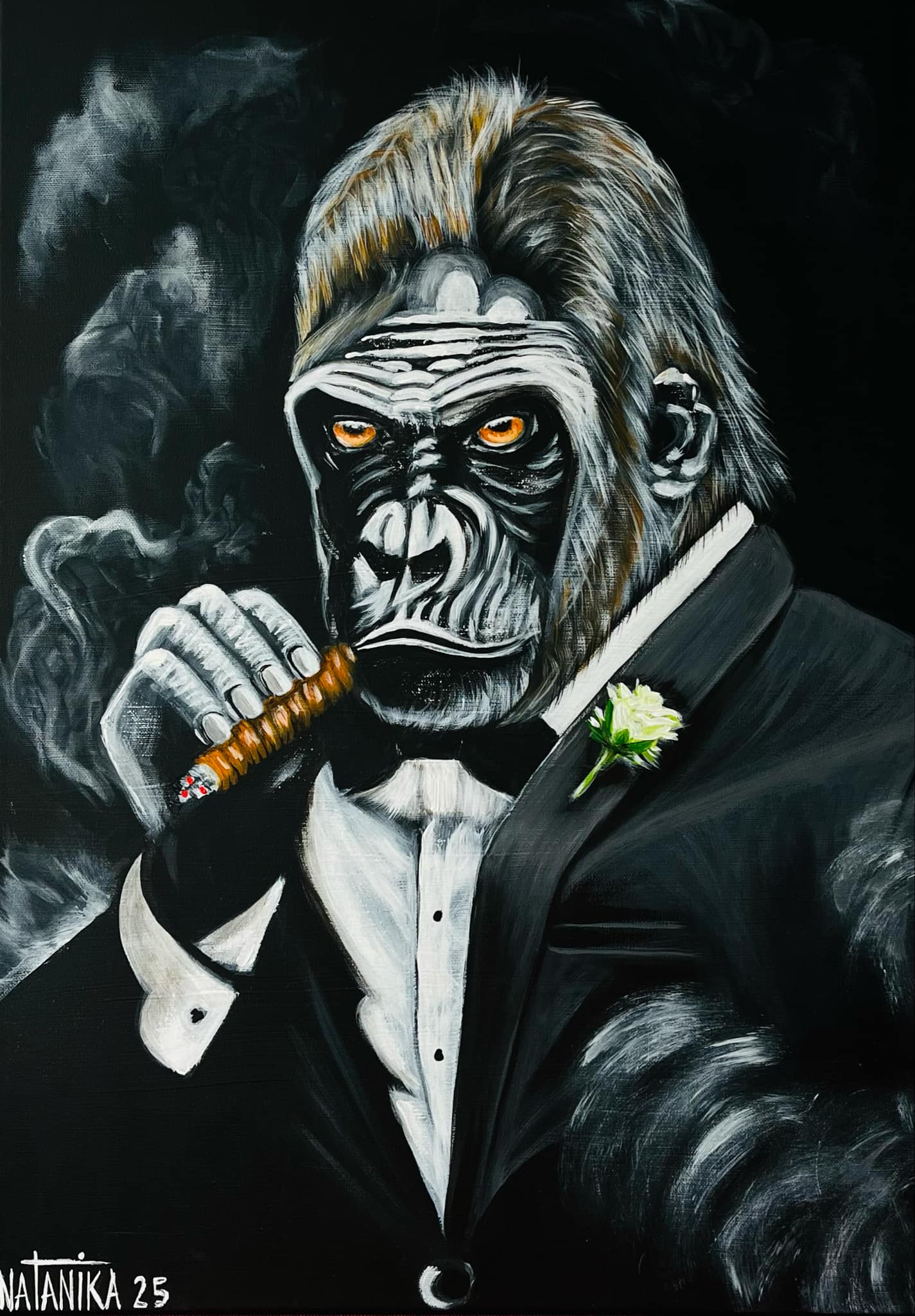 «Шеф» картина акрилом (холст 70х50)