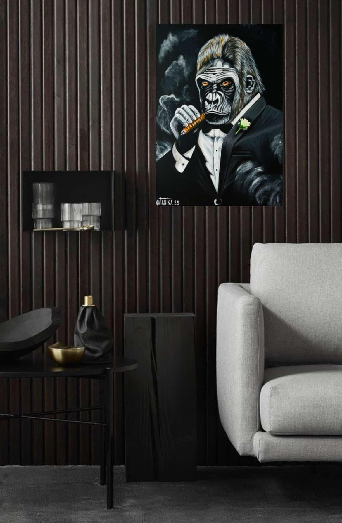 «Шеф» картина акрилом (холст 70х50)