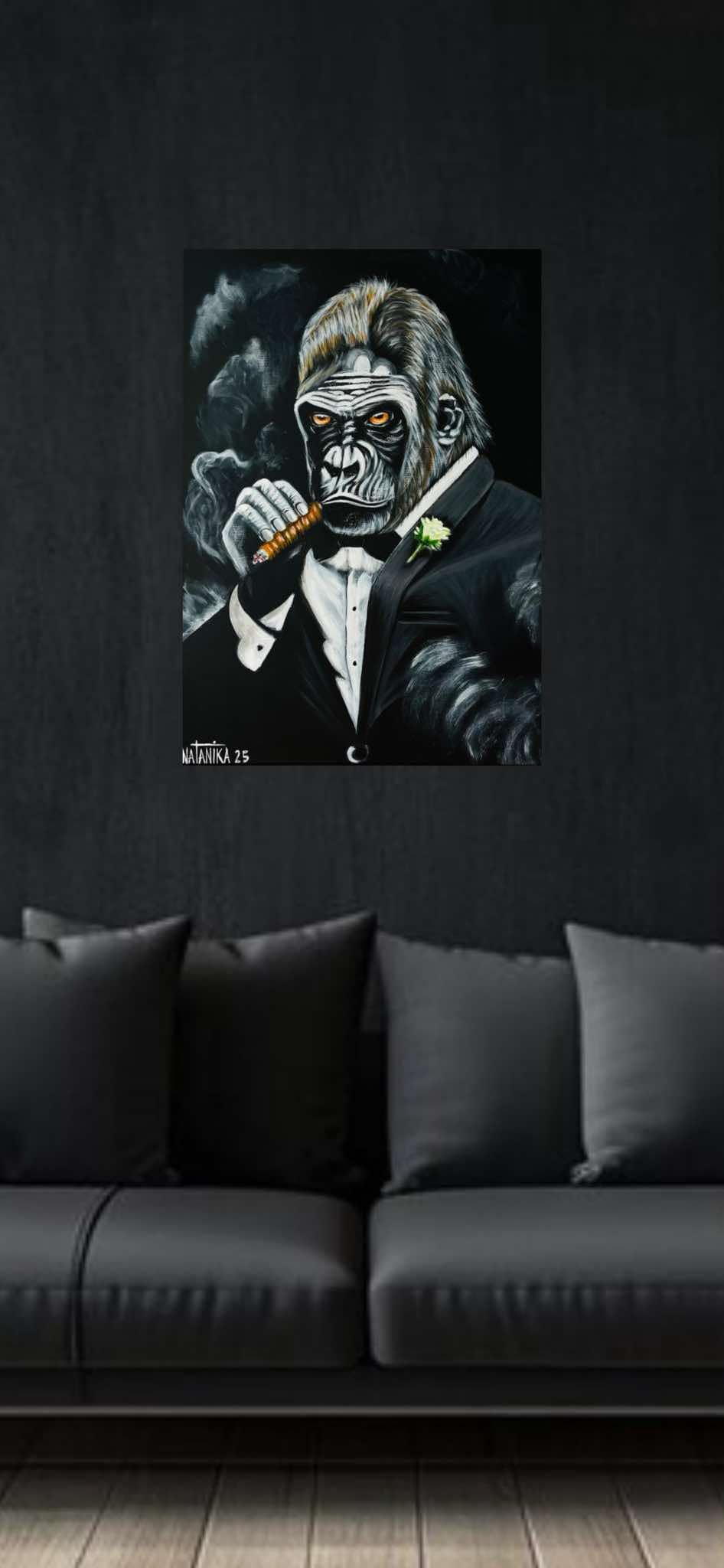 «Шеф» картина акрилом (холст 70х50)