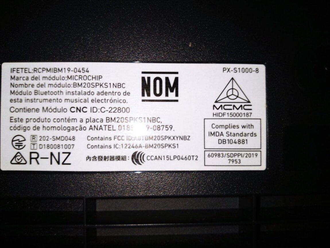 Casio PX-S1000 + SP-3 + USB + коробка | 8500 MDL |