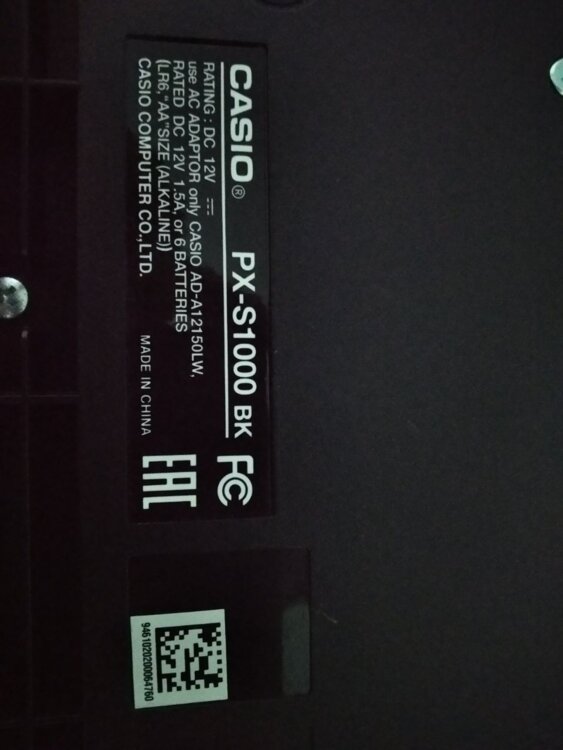 Casio PX-S1000 + SP-3 + USB + коробка | 8500 MDL |