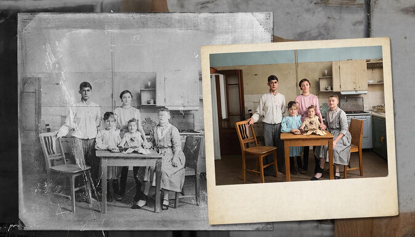 Revigorarea, restaurarea și colorarea fotografiilo