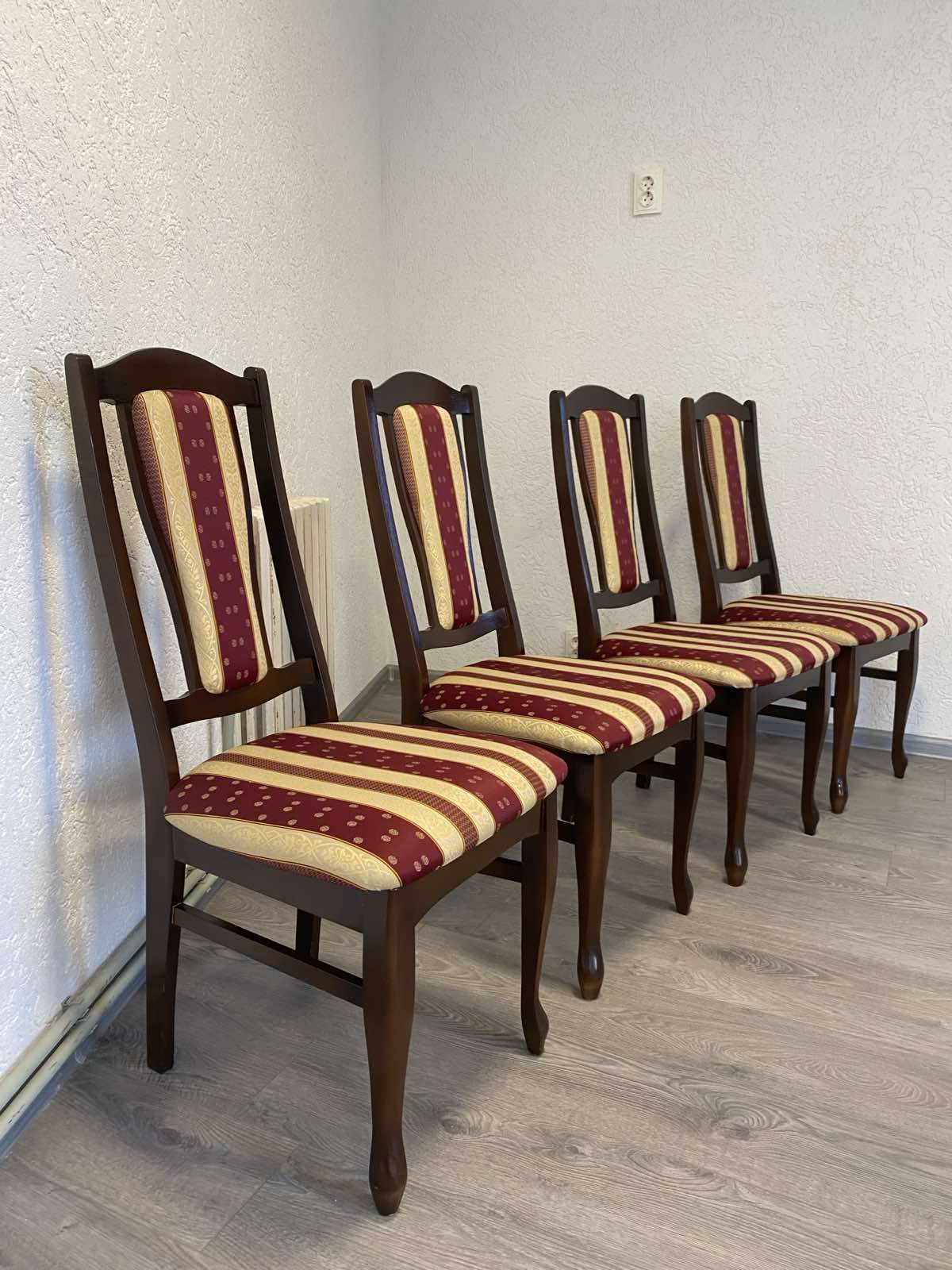 Стулья , тёмное дерево (венге), 4 шт., отличное со