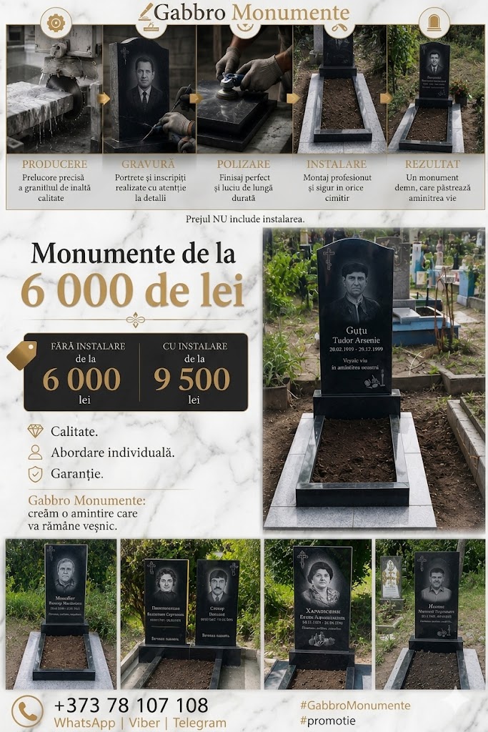 Monumente din granit de la producător