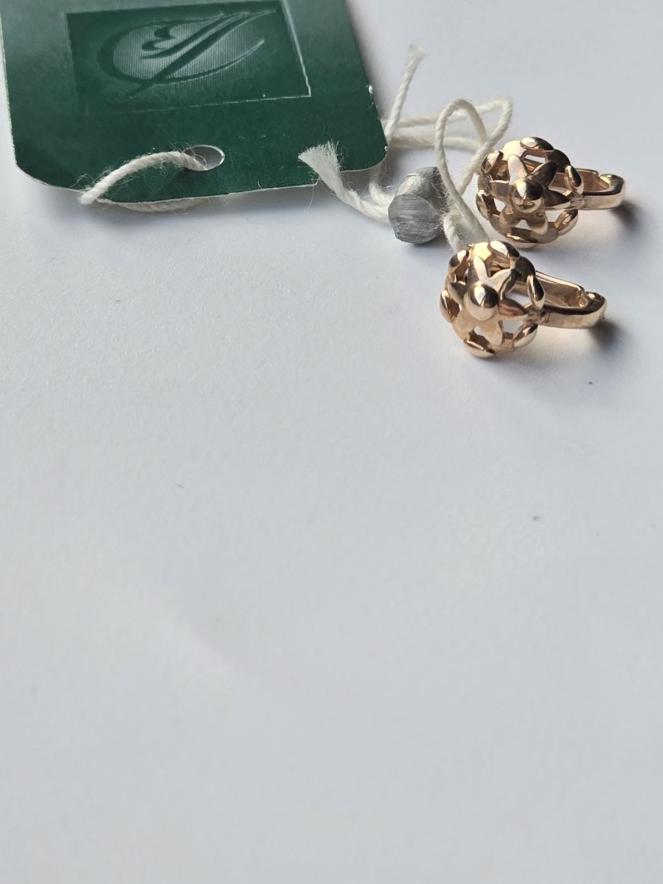 Детские золотые серьги 585 пробы, 1,50 гр.