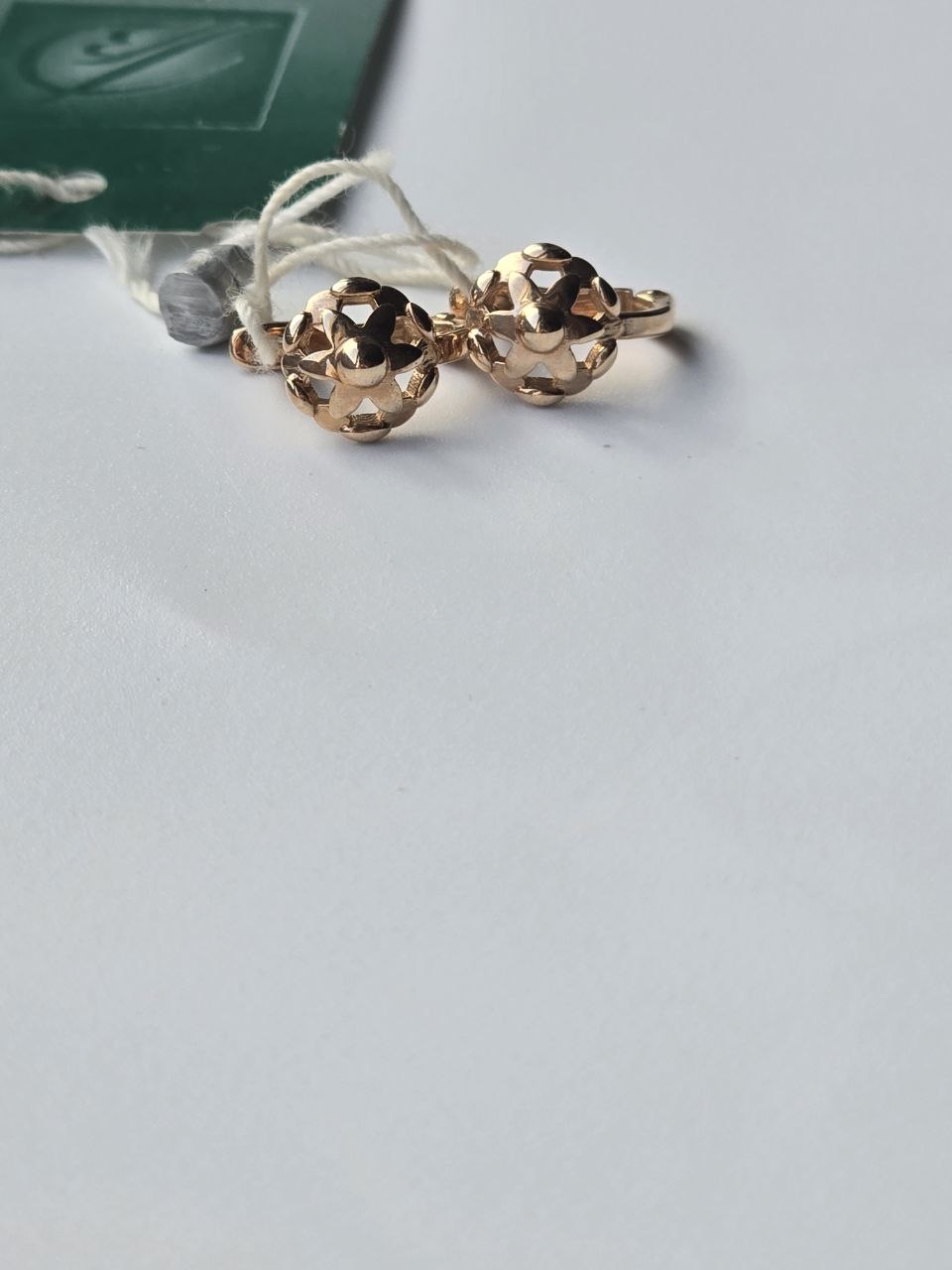 Детские золотые серьги 585 пробы, 1,50 гр.